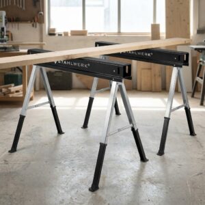 Chevalets de sciage métalliques SB-910 ST (kit de 2)