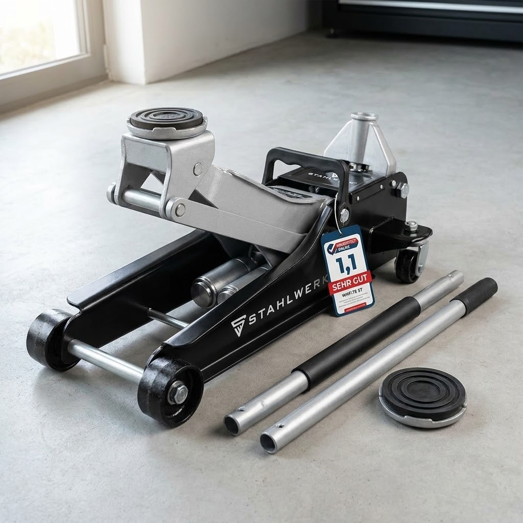 Cric rouleur hydraulique extra plat 3 t