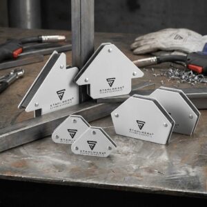 Lot de 6 angles de soudage magnétiques STAHLWERK