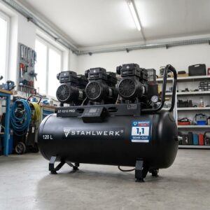 Compresseur d’atelier 120 L STAHLWERK ST-1010 Pro