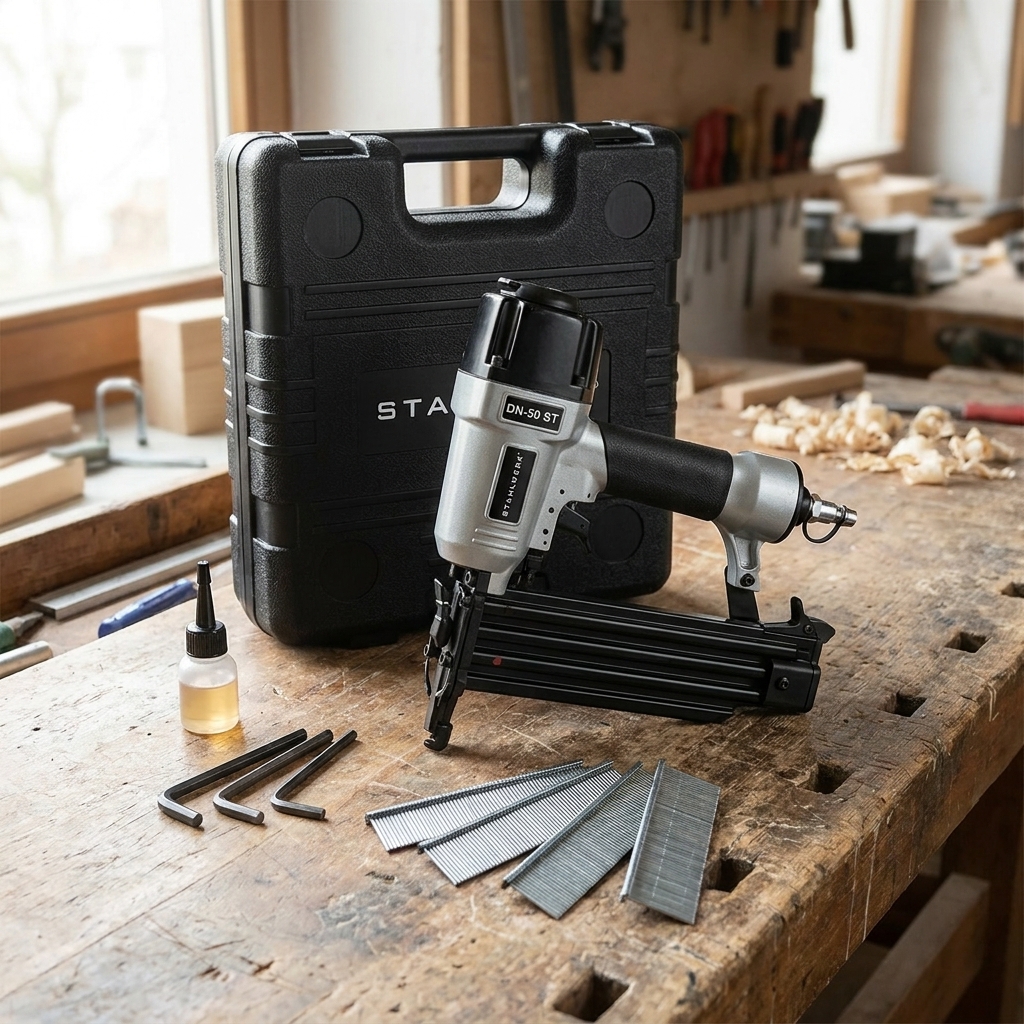 Cloueur pneumatique DN-50 ST : vue d’ensemble