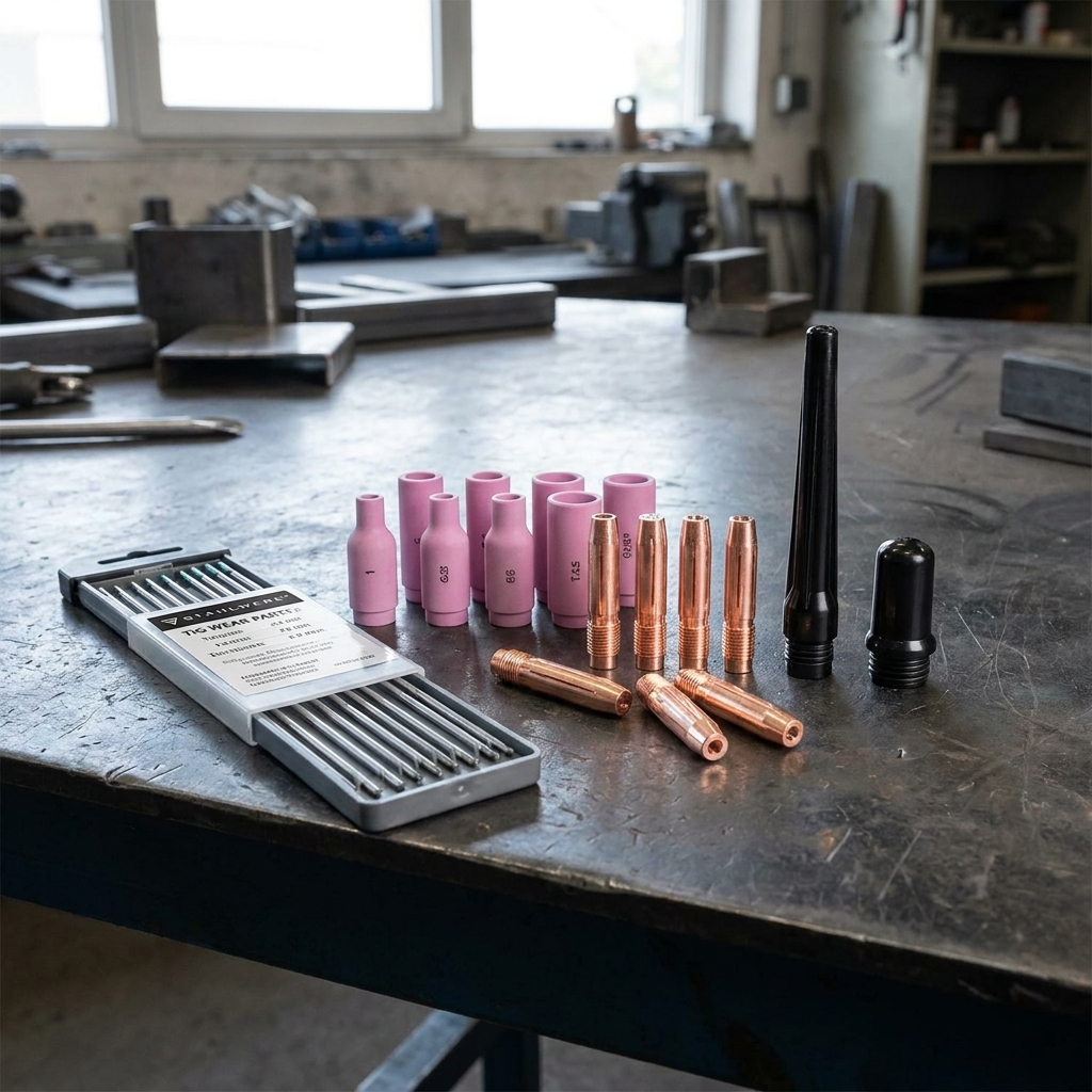 Kit de pièces d’usure TIG STAHLWERK (36 pièces)