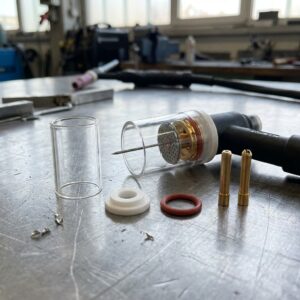 Jeu de lentilles à gaz TIG STAHLWERK (7 pièces)