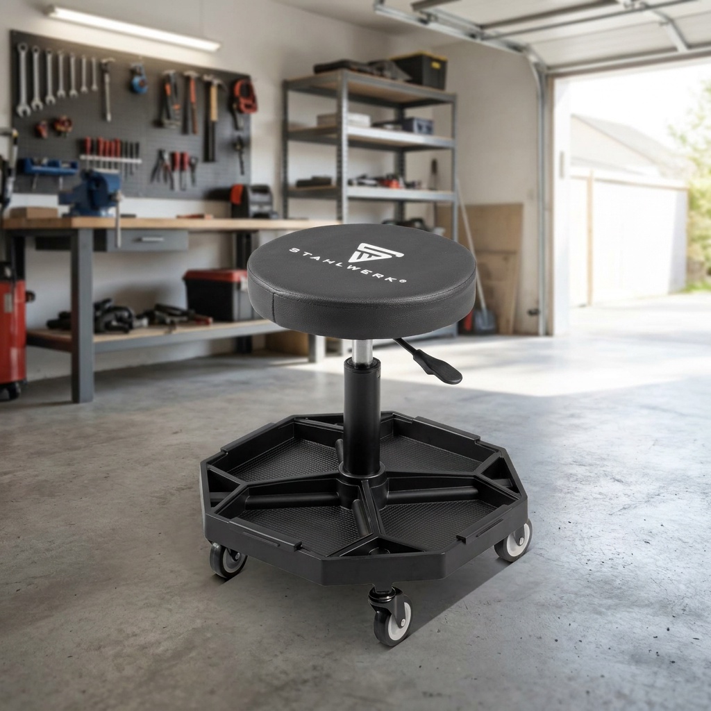 Tabouret d’atelier réglable STAHLWERK MRH-136 ST