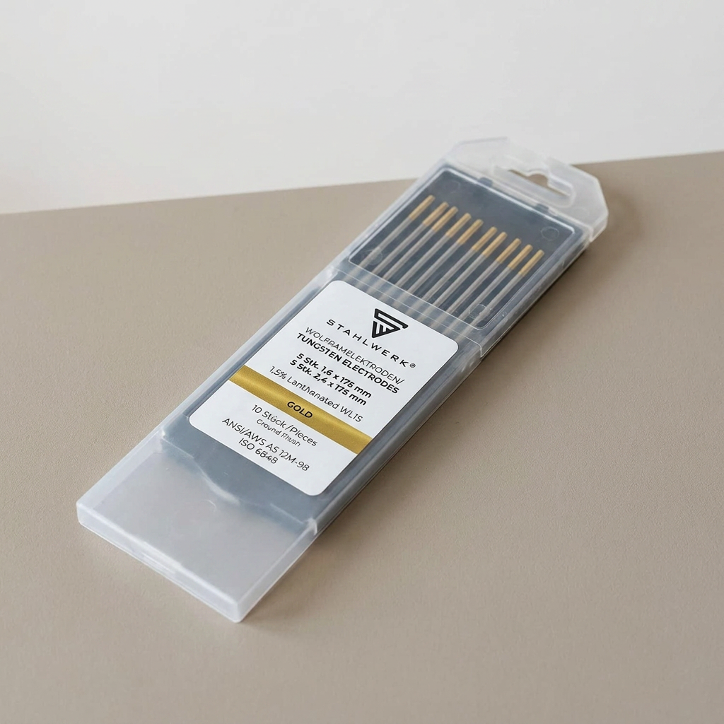 Lot d’électrodes tungstène WL15 pour soudage TIG