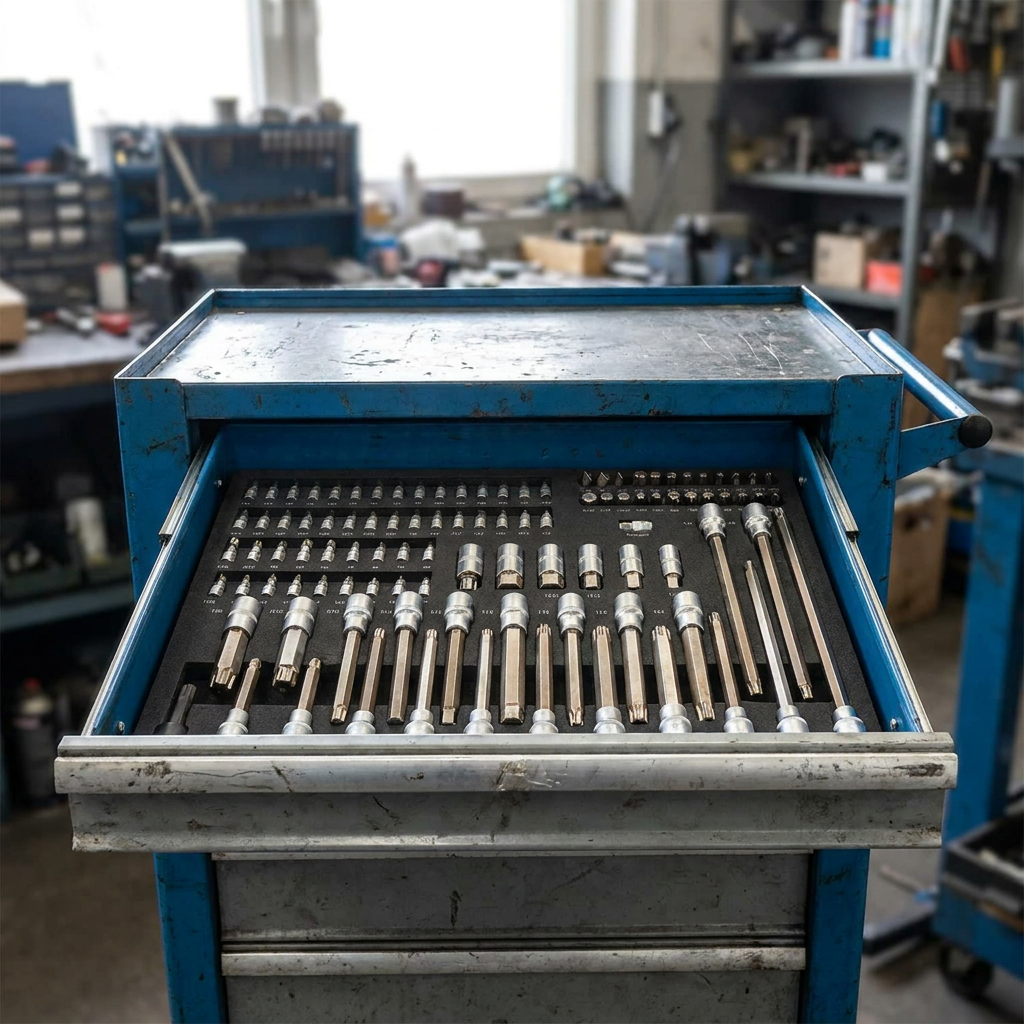 Jeu de 102 douilles et embouts STAHLWERK