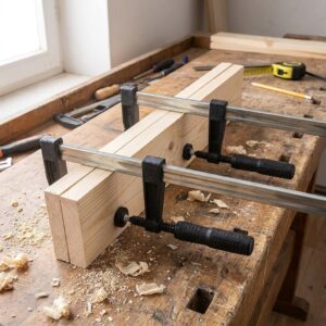 Lot de 2 serre-joints en F 80 x 500 mm