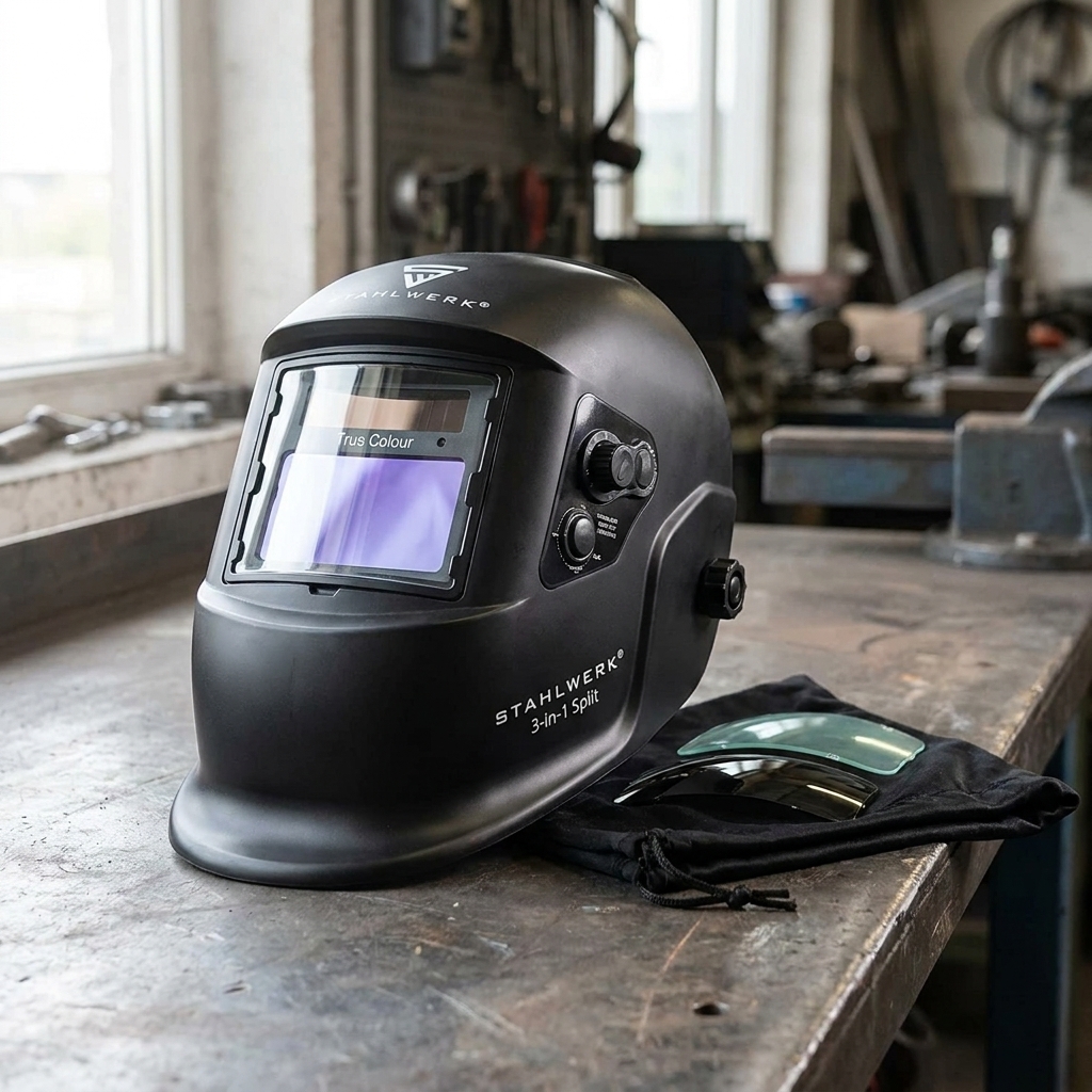 Casque de soudage automatique 3-en-1 Split STAHLWERK