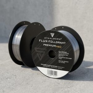 Lot de 2 bobines de fil fourré FLUX 0,8 mm